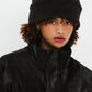 BSRABBIT SOFT FUR BEANIE BLACK BSR2425FWBN040