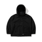 BSRABBIT SOFT PEACH HOODED JACKET BLACK BSR2425FWJK088