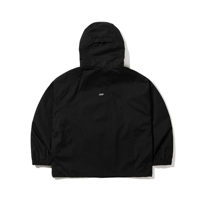 BSRABBIT SOFT PEACH HOODED JACKET BLACK BSR2425FWJK088