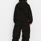 BSRABBIT SOFT PEACH HOODED JACKET BLACK BSR2425FWJK088