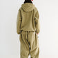 BSRABBIT SOFT PEACH HOODED JACKET KHAKI BSR2425FWJK089