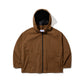 BSRABBIT SOFT PEACH HOODED JACKET LIGHT BROWN BSR2425FWJK090