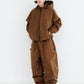 BSRABBIT SOFT PEACH HOODED JACKET LIGHT BROWN BSR2425FWJK090