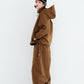 BSRABBIT SOFT PEACH HOODED JACKET LIGHT BROWN BSR2425FWJK090