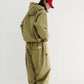 BSRABBIT SOFT PEACH SUPER WIDE VENTILATION PANTS KHAKI BSR2425FWPT066