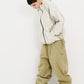 BSRABBIT SOFT PEACH SUPER WIDE VENTILATION PANTS KHAKI BSR2425FWPT066