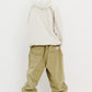 BSRABBIT SOFT PEACH SUPER WIDE VENTILATION PANTS KHAKI BSR2425FWPT066