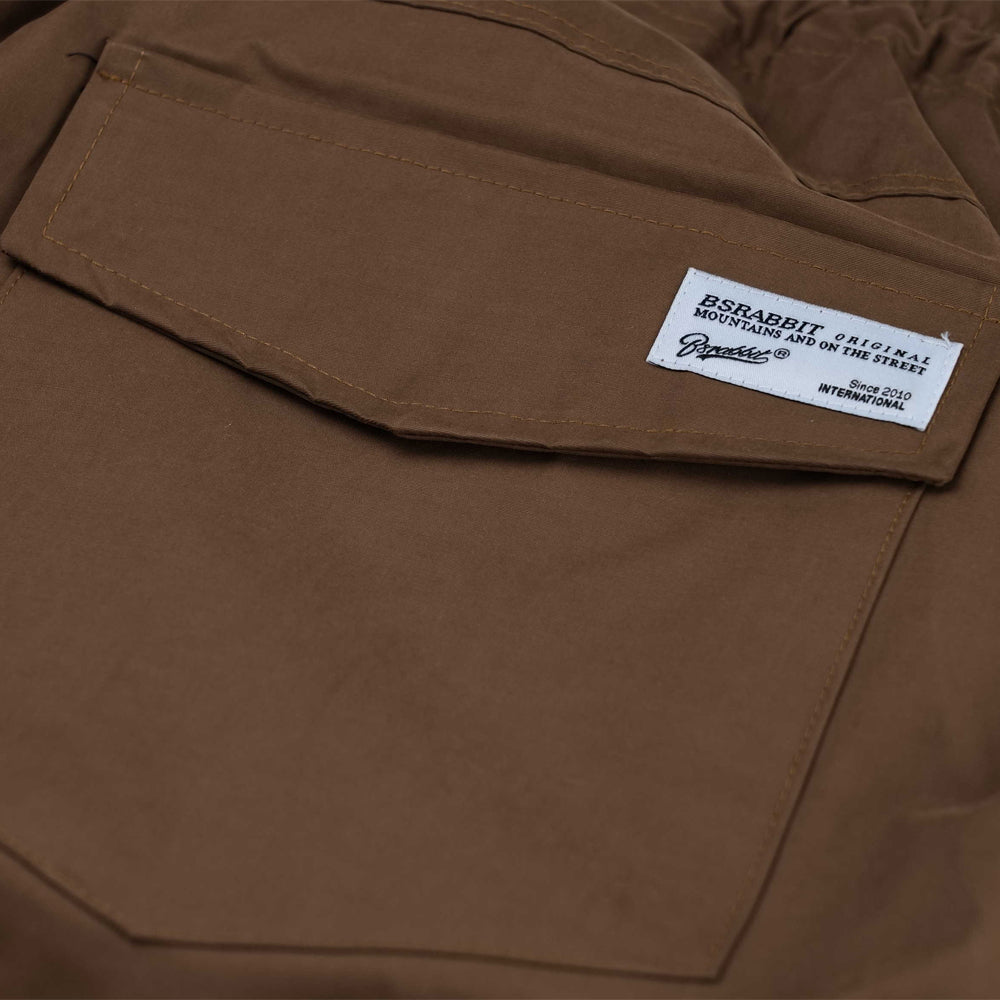 BSRABBIT SOFT PEACH SUPER WIDE VENTILATION PANTS LIGHT BROWN BSR2425FWPT067