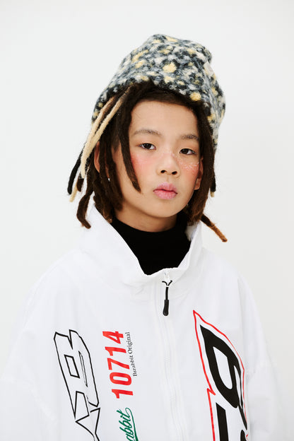 BSRABBIT SOFTLY BEANIE YELLOW LEOPARD BSR2425FWBN045