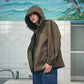 BSRABBIT SP LINE HOODED JACKET BROWN BSR2425FWJK112