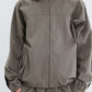 BSRABBIT SP LINE HOODED JACKET KHAKI BSR2425FWJK111