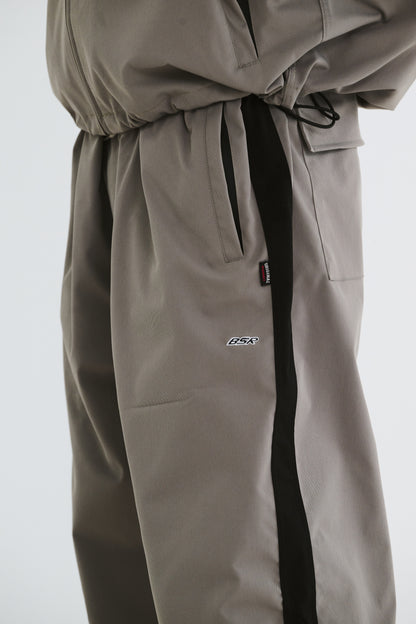 BSRABBIT SP LINE WIDE JOGGER PANTS KHAKI BSR2425FWPT105