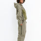 BSRABBIT SPECIAL HOODED SEAM SEALING JACKET KHAKI BSR2425FWJK001