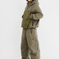 BSRABBIT SPECIAL HOODED SEAM SEALING JACKET KHAKI BSR2425FWJK001