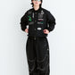 BSRABBIT SPECIAL LOOP SUPER WIDE VENTILATION PANTS BLACK BSR2425FWPT049