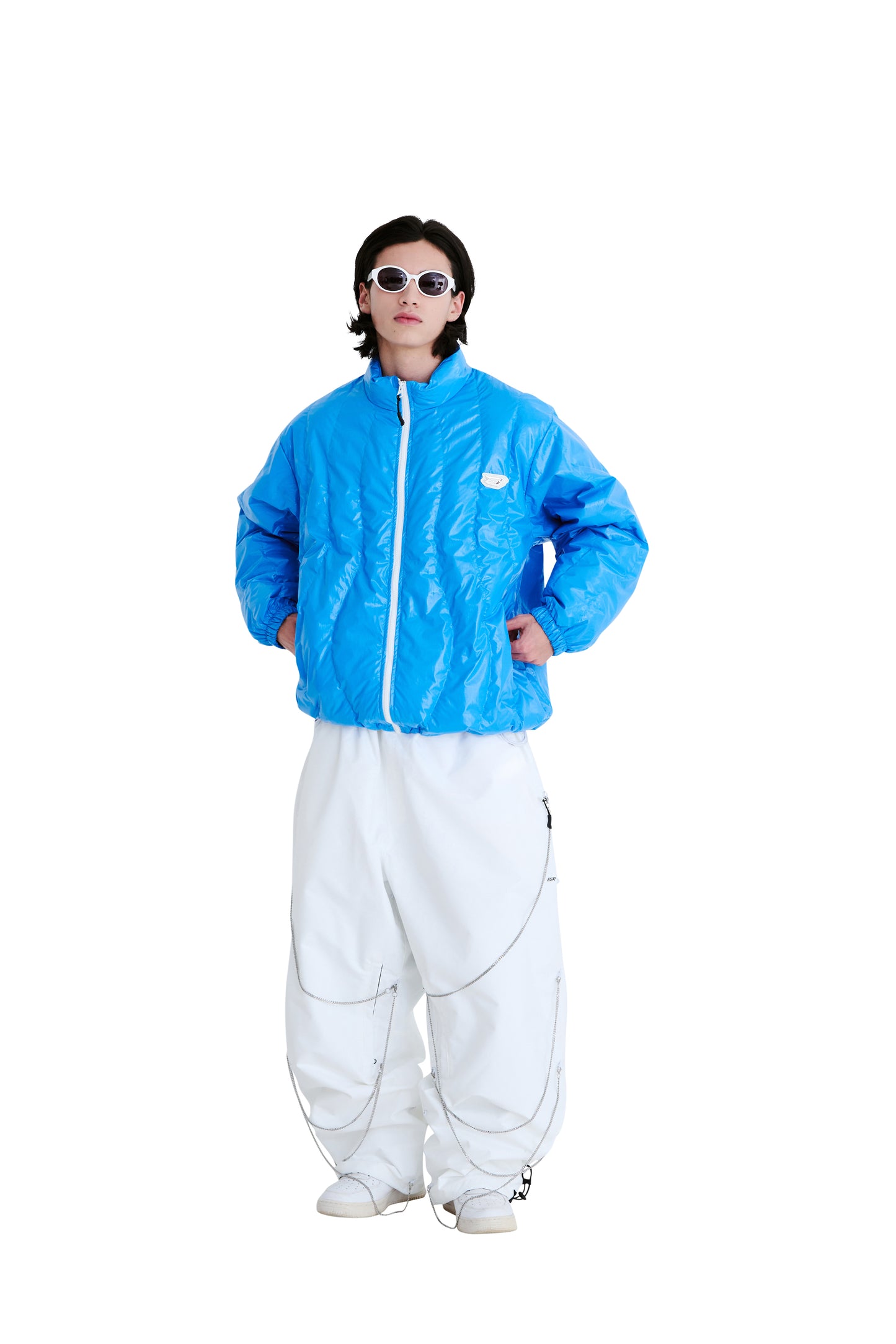 BSRABBIT SPECIAL LOOP SUPER WIDE VENTILATION PANTS WHITE BSR2425FWPT052