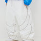 BSRABBIT SPECIAL LOOP SUPER WIDE VENTILATION PANTS WHITE BSR2425FWPT052