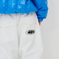 BSRABBIT SPECIAL LOOP SUPER WIDE VENTILATION PANTS WHITE BSR2425FWPT052