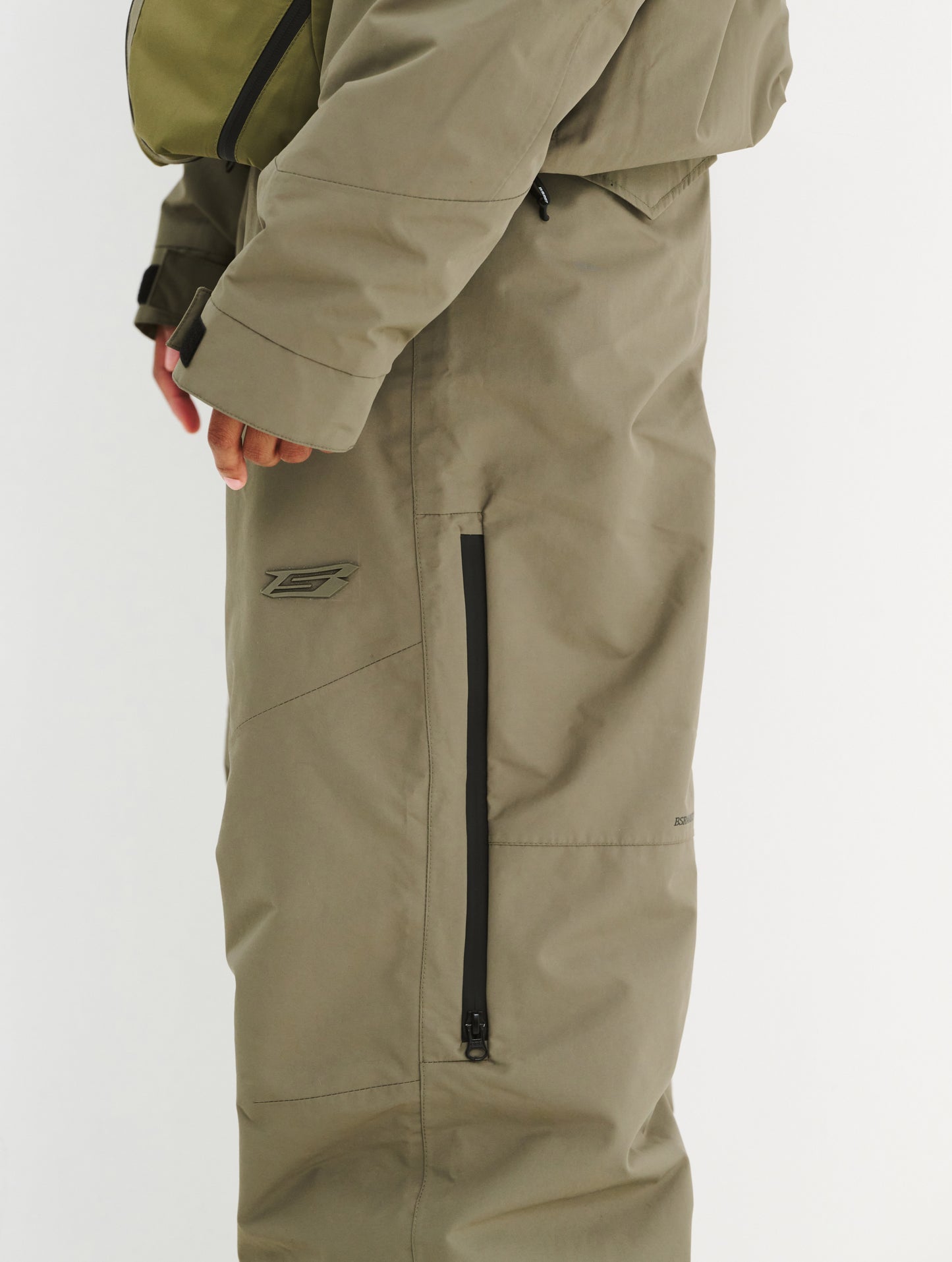 BSRABBIT SPECIAL SEAM SEALING WIDE VENTILATION PANTS KHAKI BSR2425FWPT001