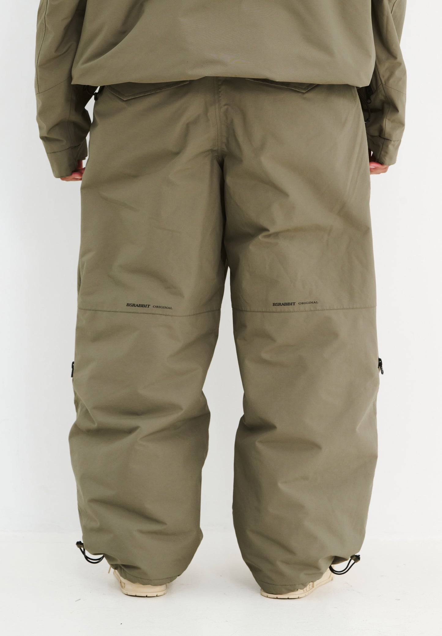 BSRABBIT SPECIAL SEAM SEALING WIDE VENTILATION PANTS KHAKI BSR2425FWPT001