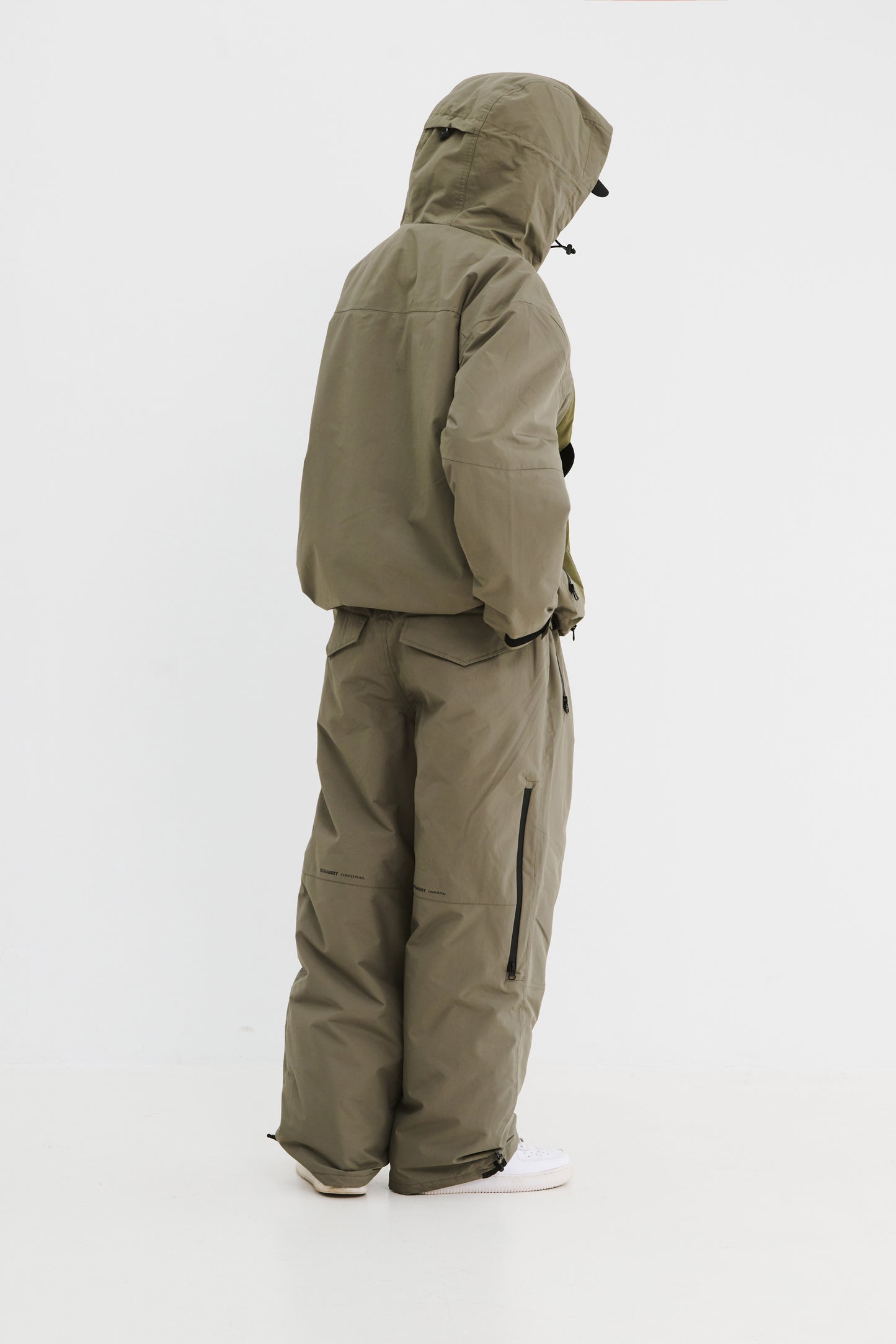 BSRABBIT SPECIAL SEAM SEALING WIDE VENTILATION PANTS KHAKI BSR2425FWPT001