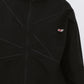 BSRABBIT SPIDERWEB HOODED JACKET BLACK BSR2425FWJK076