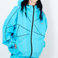 BSRABBIT SPIDERWEB HOODED JACKET MINT BSR2425FWJK075