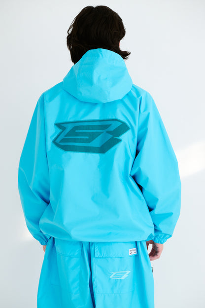 BSRABBIT SPIDERWEB HOODED JACKET MINT BSR2425FWJK075