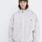 BSRABBIT SPIDERWEB HOODED JACKET SILVER GRAY BSR2425FWJK077