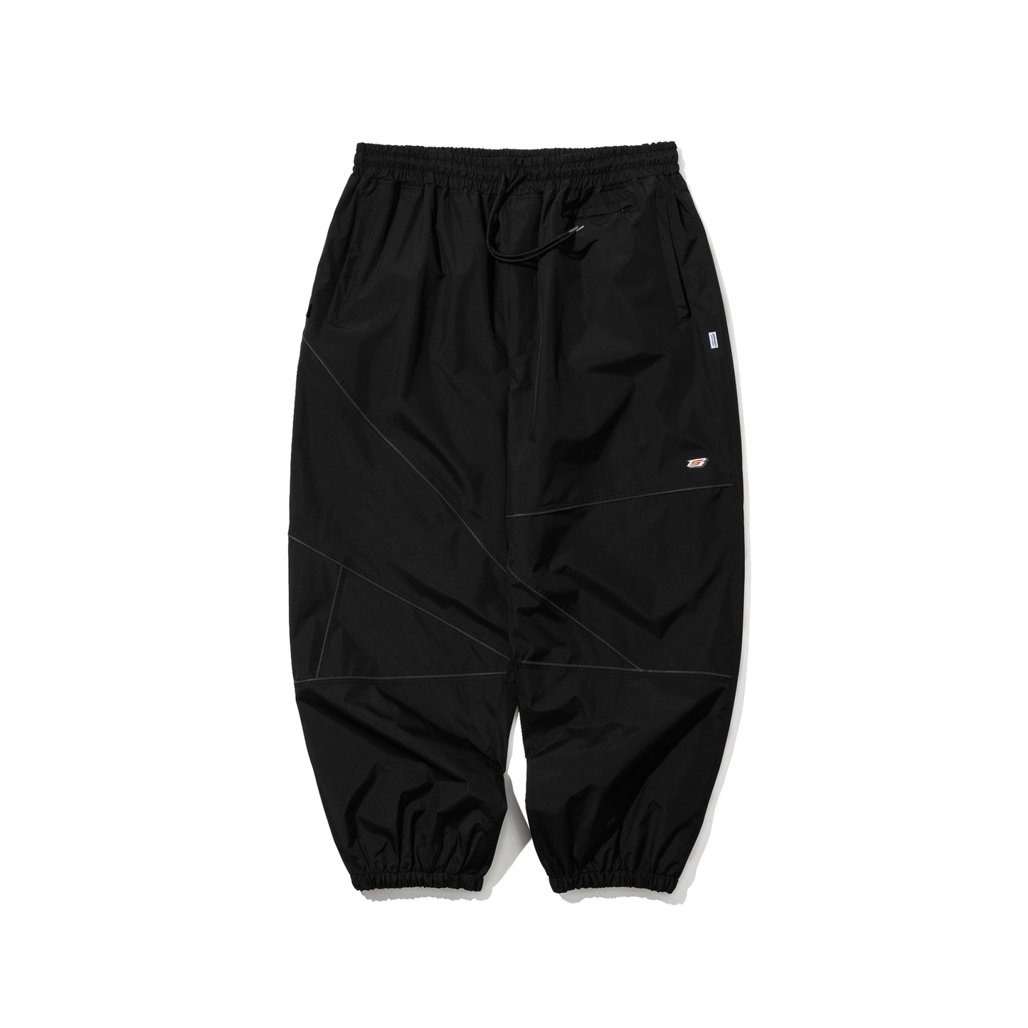 BSRABBIT SPIDERWEB SUPER WIDE JOGGER PANTS BLACK BSR2425FWPT061