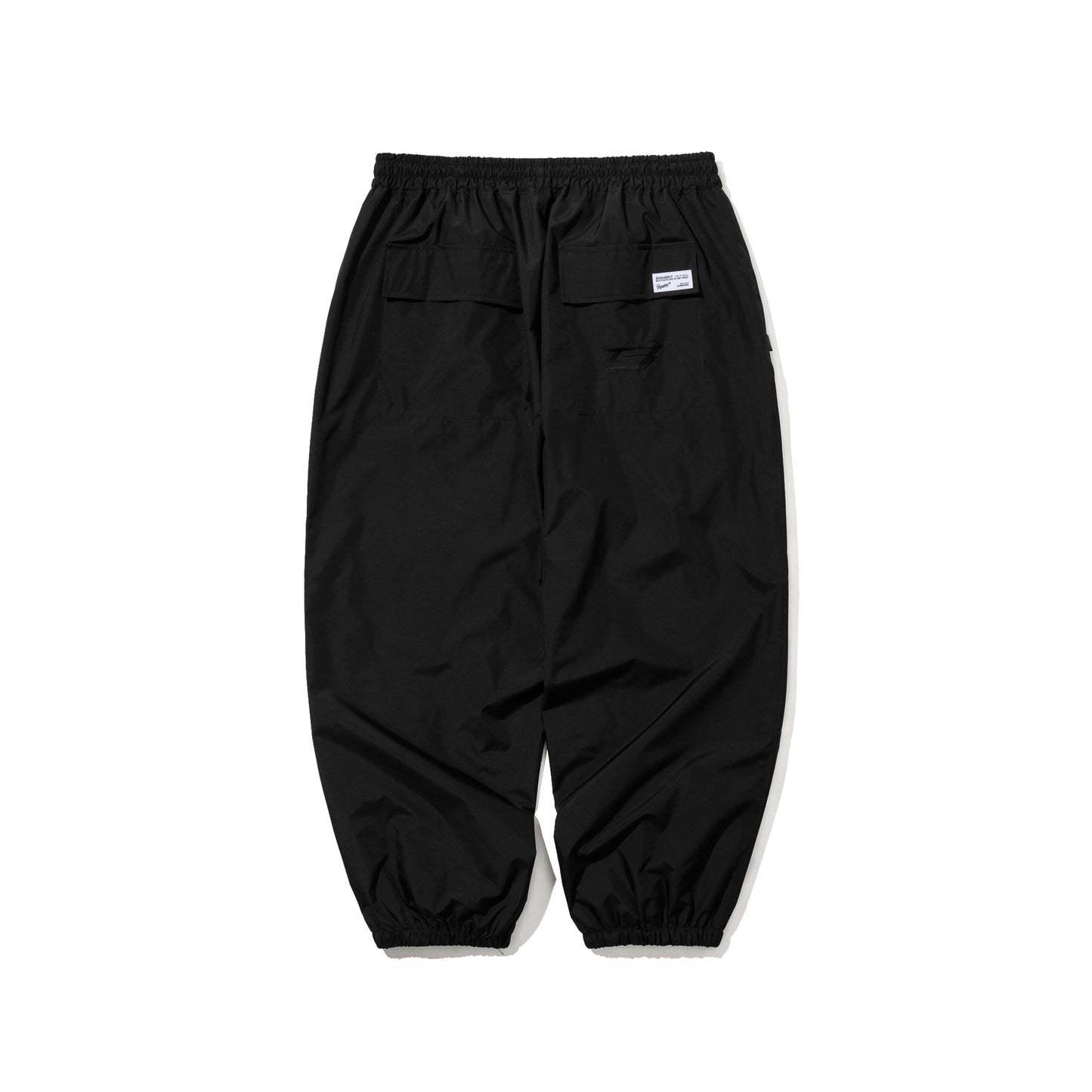 BSRABBIT SPIDERWEB SUPER WIDE JOGGER PANTS BLACK BSR2425FWPT061