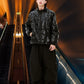 BSRABBIT SPIDERWEB SUPER WIDE JOGGER PANTS BLACK BSR2425FWPT061