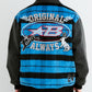 BSRABBIT STAR B VARSITY JACKET STRIPE BLUE BSR2425FWJK043