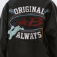 BSRABBIT STAR B VARSITY JACKET VINTAGE LEATHER BLACK BSR2425FWJK042