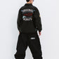 BSRABBIT STAR B VARSITY JACKET VINTAGE LEATHER BLACK BSR2425FWJK042