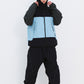 BSRABBIT STITCH BOX WIDE TRACK PANTS DARK NAVY BSR2425FWPT089