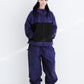 BSRABBIT STITCH BOX WIDE TRACK PANTS PURPLE BSR2425FWPT090