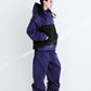 BSRABBIT STITCH BOX WIDE TRACK PANTS PURPLE BSR2425FWPT090