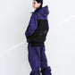 BSRABBIT STITCH BOX WIDE TRACK PANTS PURPLE BSR2425FWPT090