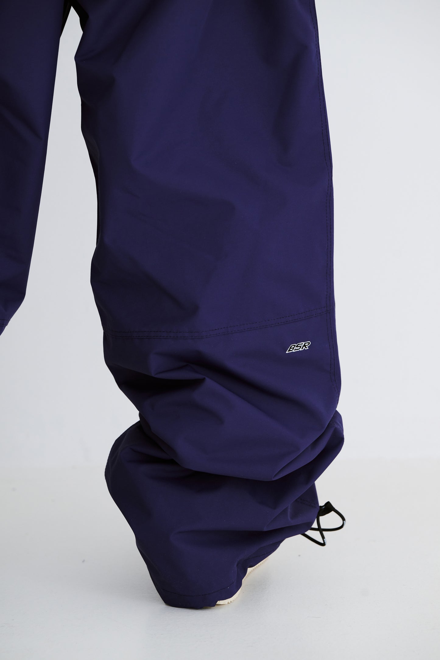 BSRABBIT STITCH BOX WIDE TRACK PANTS PURPLE BSR2425FWPT090