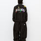 BSRABBIT STRIPE SPORTY PULLOVER JACKET BLACK BSR2425FWJK137