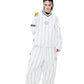 BSRABBIT STRIPE SPORTY SUPER WIDE JOGGER PANTS WHITE BSR2425FWPT056