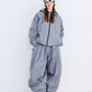 BSRABBIT SUIT HOODED JACKET GRAY BSR2425FWJK087