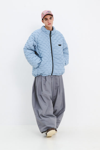 BSRABBIT SUIT SUPER WIDE VENTILATION PANTS GRAY BSR2425FWPT064