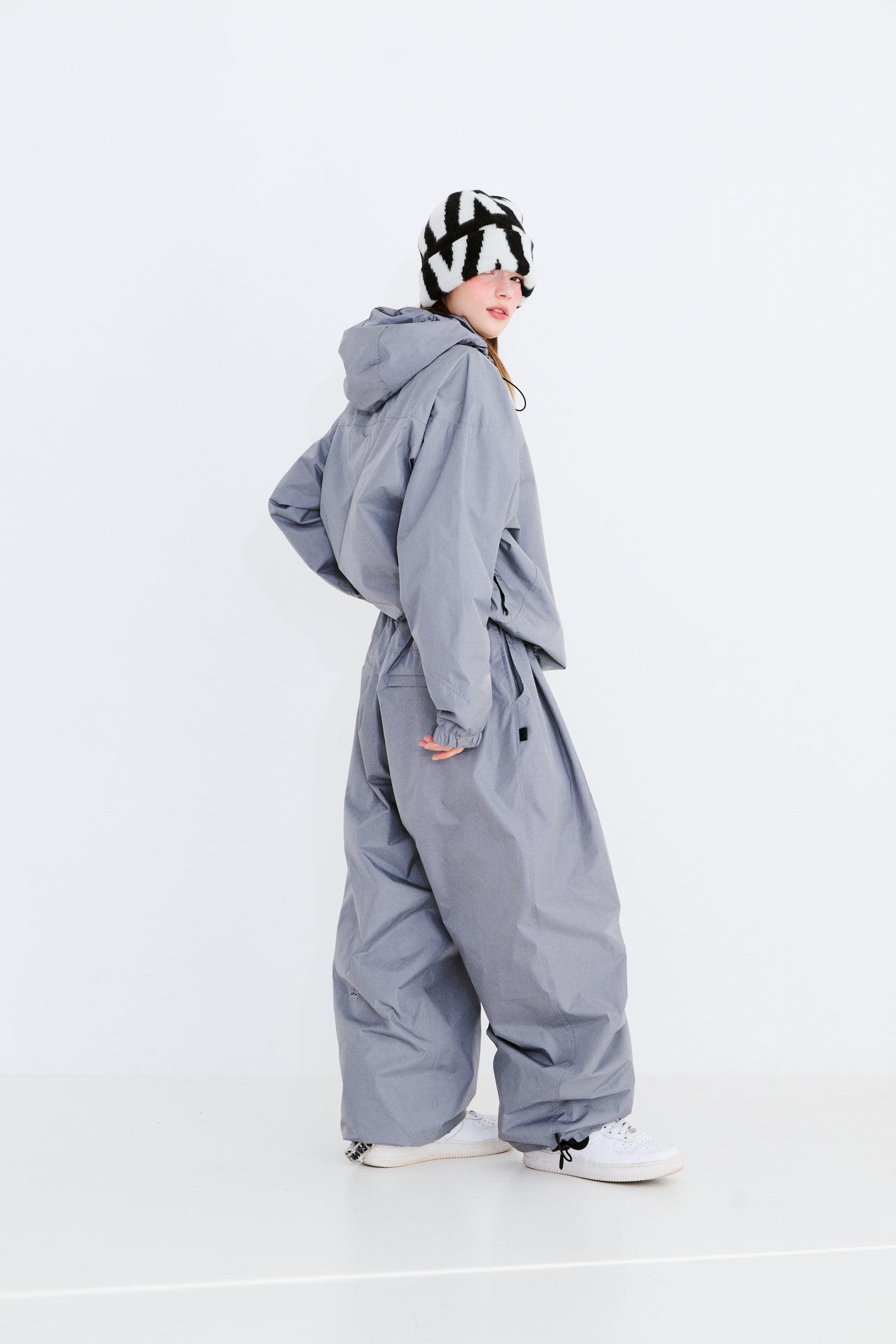 BSRABBIT SUIT SUPER WIDE VENTILATION PANTS GRAY BSR2425FWPT064