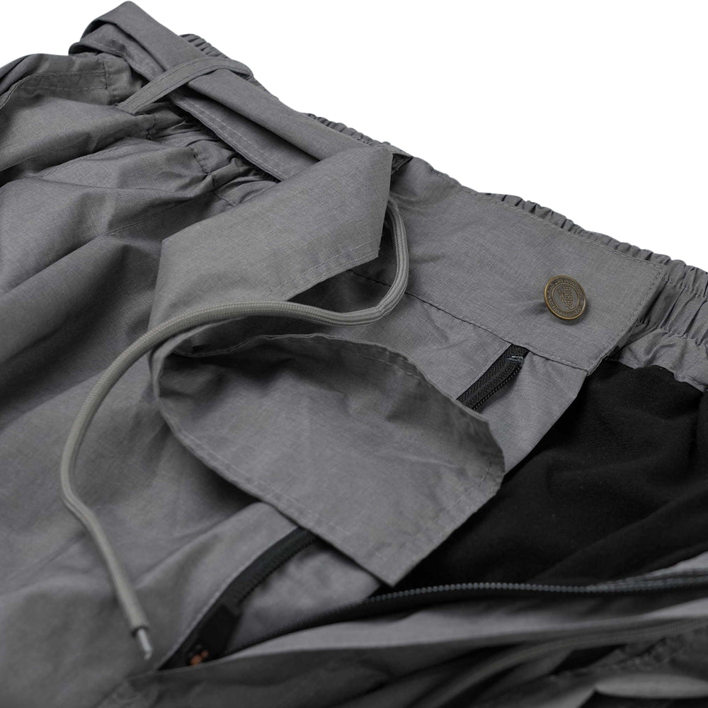 BSRABBIT SUIT SUPER WIDE VENTILATION PANTS GRAY BSR2425FWPT064