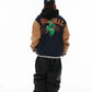 BSRABBIT TRIPPY RB VARSITY JACKET NAVY BSR2425FWJK040