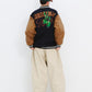 BSRABBIT TRIPPY RB VARSITY JACKET NAVY BSR2425FWJK040