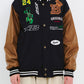 BSRABBIT TRIPPY RB VARSITY JACKET NAVY BSR2425FWJK040