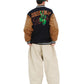 BSRABBIT TRIPPY RB VARSITY JACKET NAVY BSR2425FWJK040